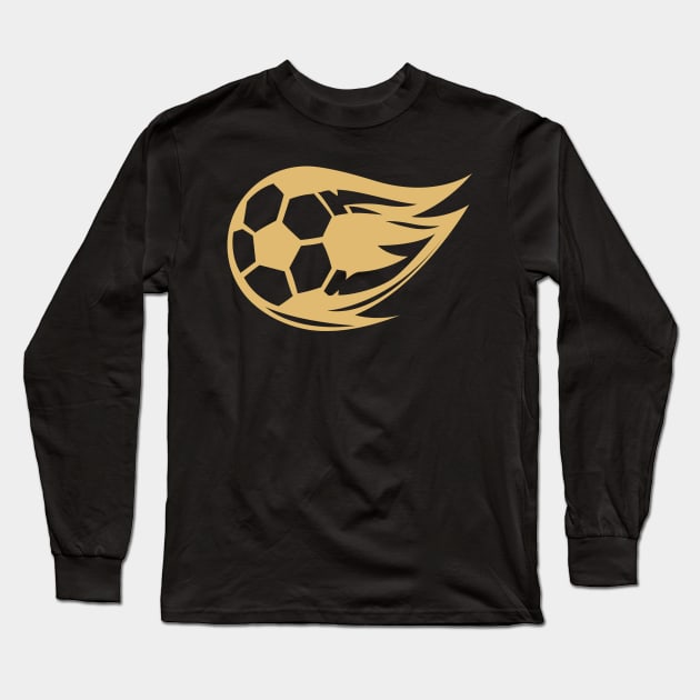 Soccer Long Sleeve T-Shirt by Whatastory